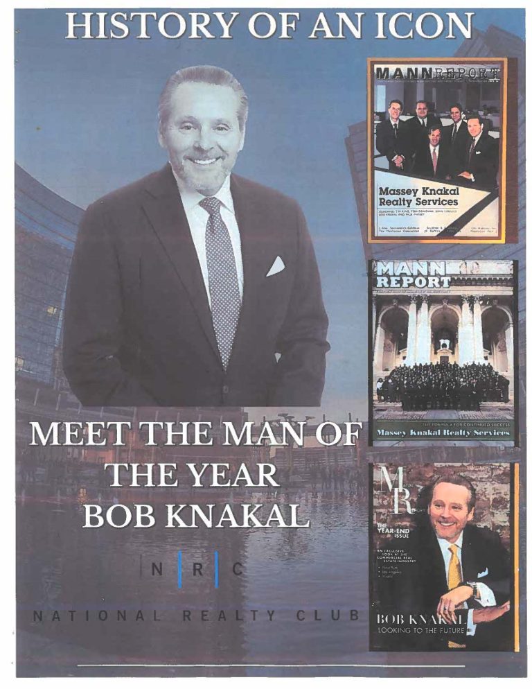 Mann Report Meet the Man of the Year Bob Knakal Cover Page