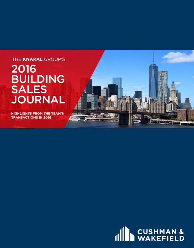 2016 Building Sales Journal