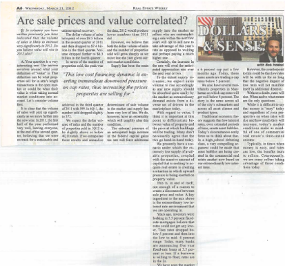 Are Sales Prices and Value Correlated