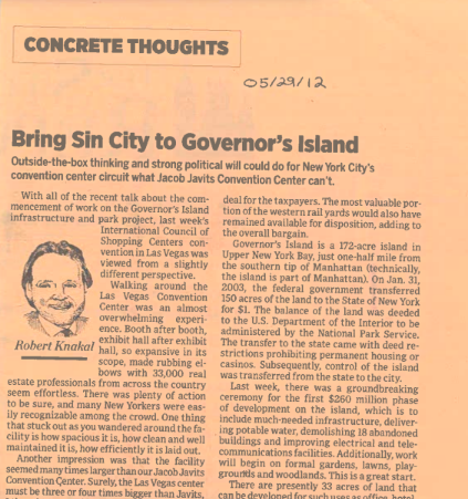 Bring Sin CIty to Governors Island