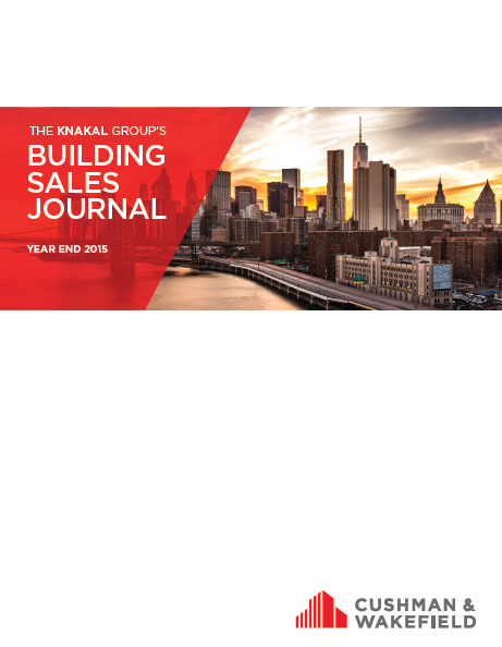 Building Sales Journal Year End 2015