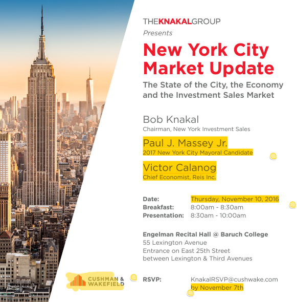 NYC Market Update November 10 2016