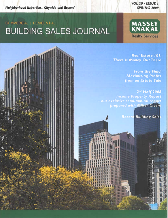 building sales journal spring 2009