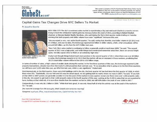 capital gains tax changes drive nyc sellers to market