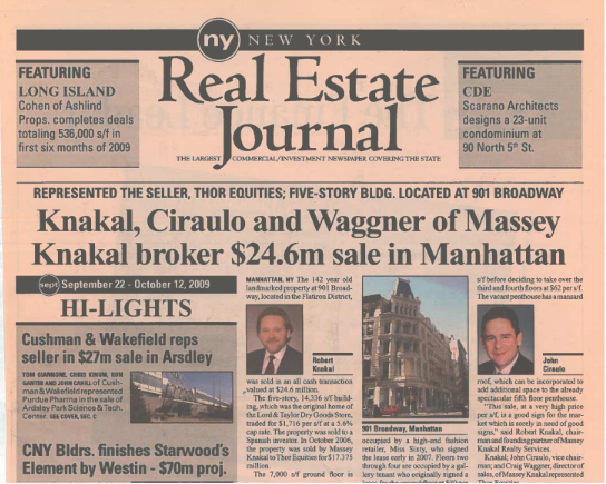 real estate journal sep 22 2009