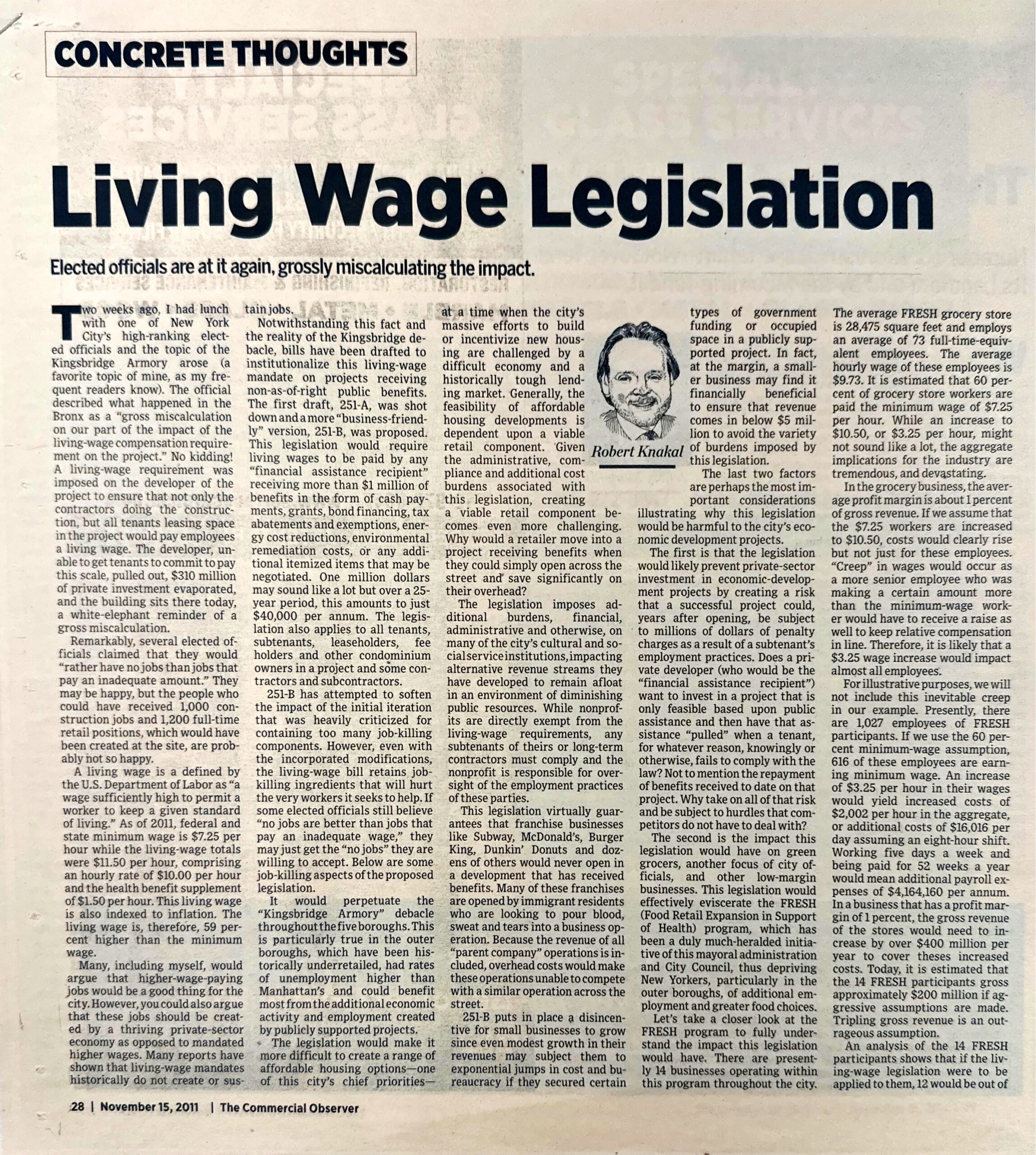 11-15 Living Wage Legislation - Nov 15 2011