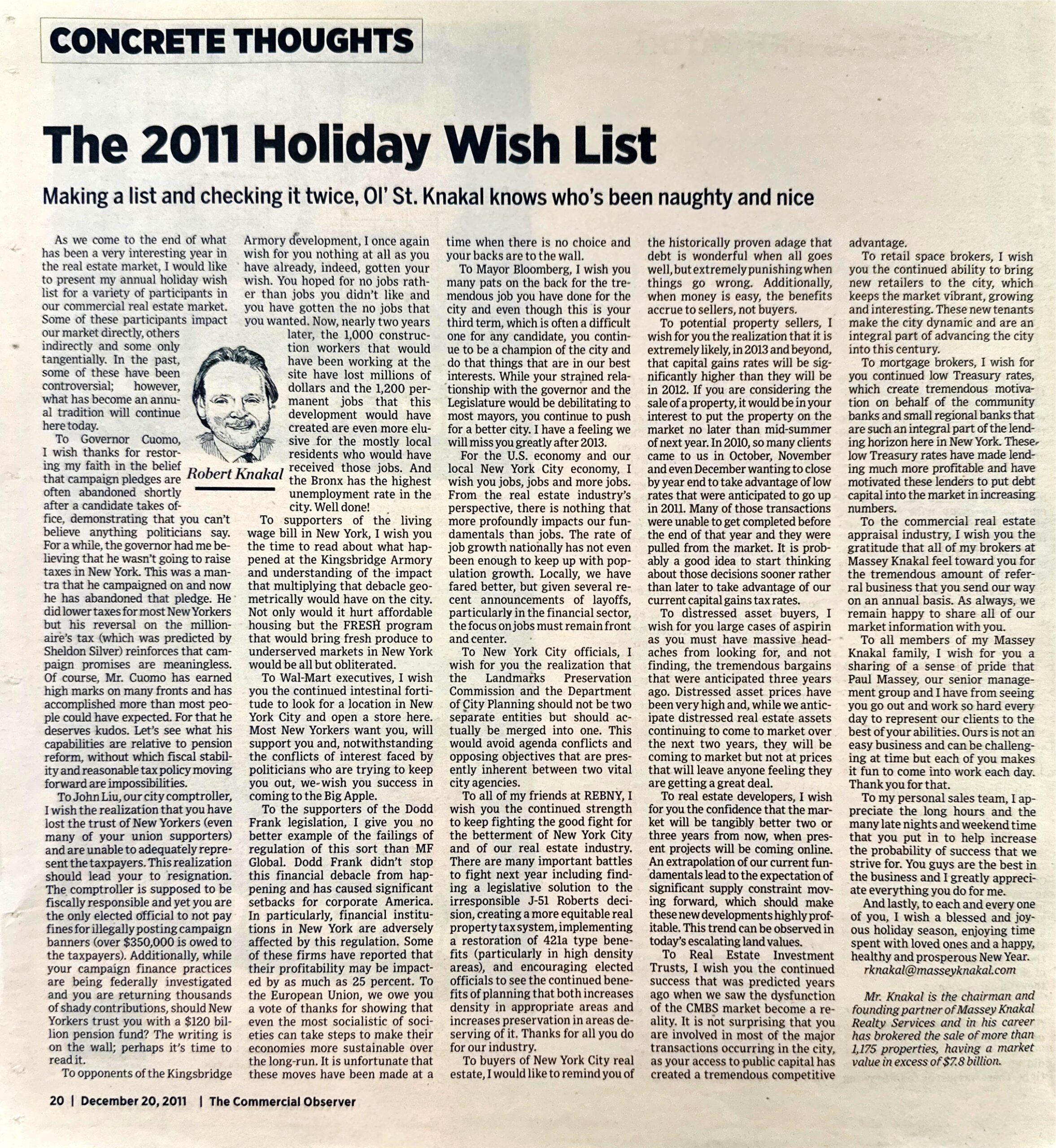 12-20 The 2011 Holiday Wish List - Dec 20 2011
