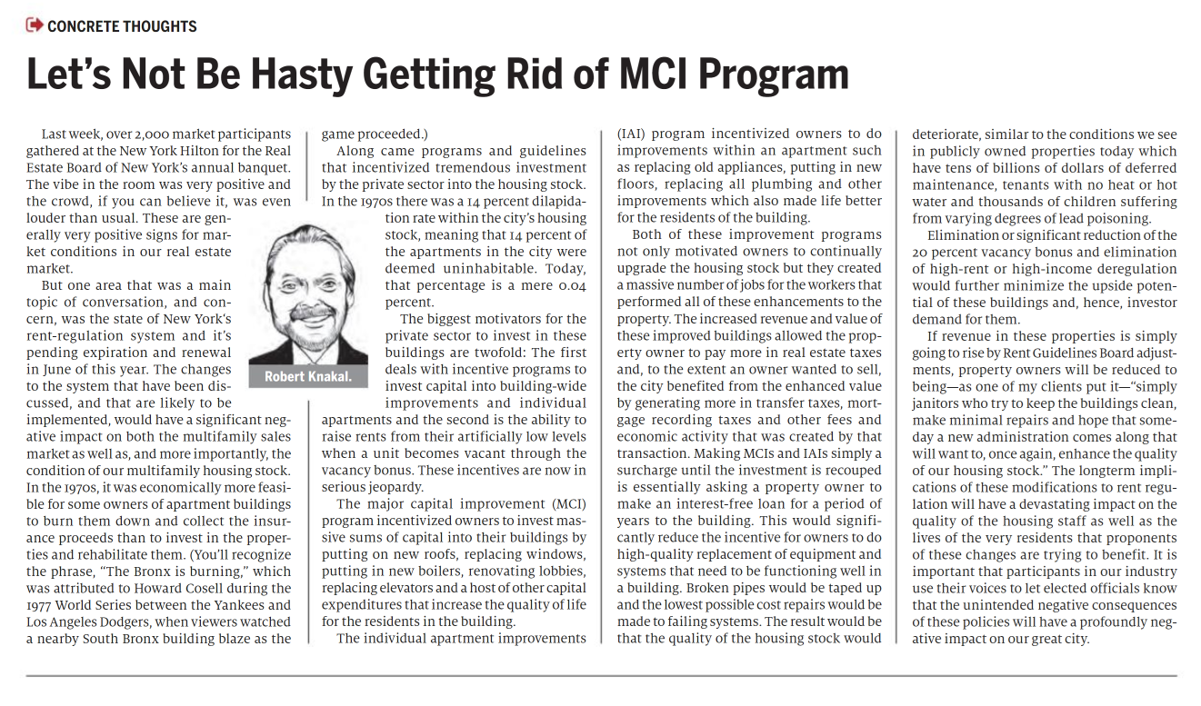 Let_s Not Be Hasty Getting Rid of MCI Program - January 29,2019