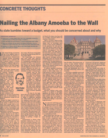 Nailing the Albany Amoeba to the Wall