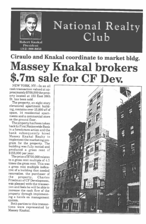 brokers 7 m sale for cf dev