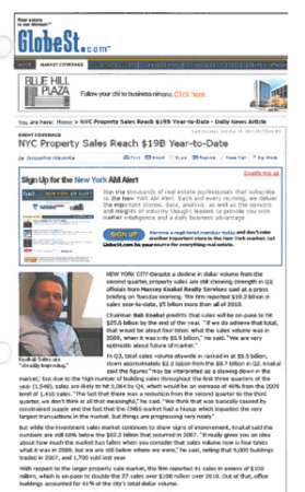 nyc property sales reach 19b year to date