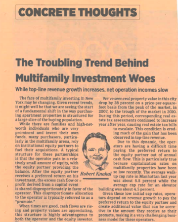 the troubling trend behind multifamily investment woes